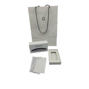 Apple EMPTY BOX Magic Mouse #3204 Black With Manual Apple Gift Bag Packaging Onl